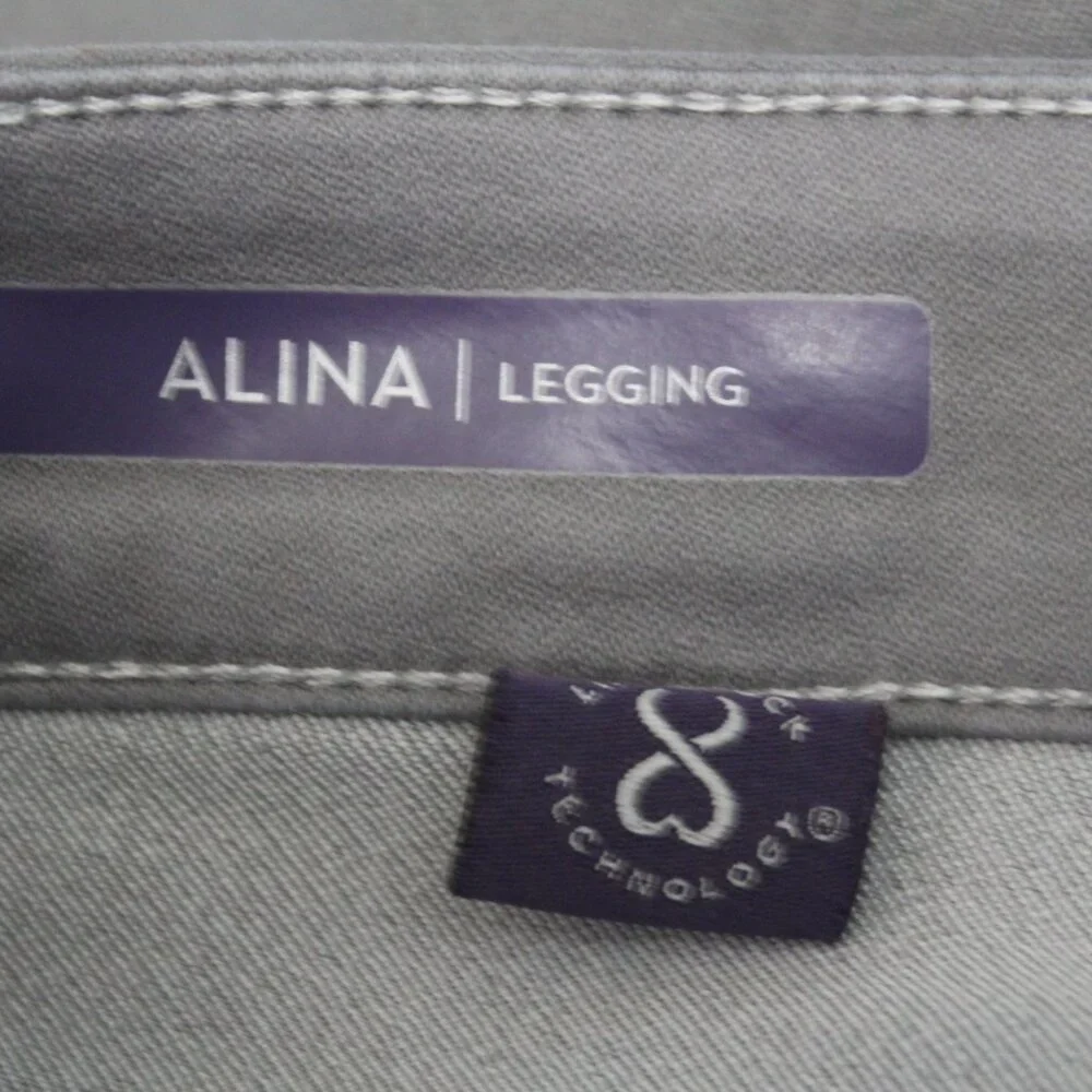 NYDJ Stretch Grey Legging Jeans (105) - Picture 8 of 15